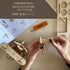 3D Wooden Puzzle, Double Wing Aircraft